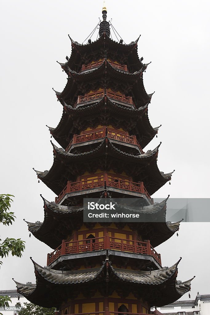 pagoda - Foto stock royalty-free di Aiuola