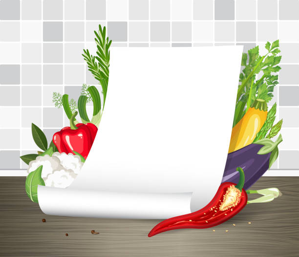 Menu Scroll Vector 60+ Chef Menu Scroll Stock Illustrations, Royalty-Free Vector Graphics ...
