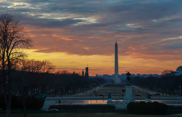 istock Washington Monument and National Mall at Sunset in Washington, DC 923435448