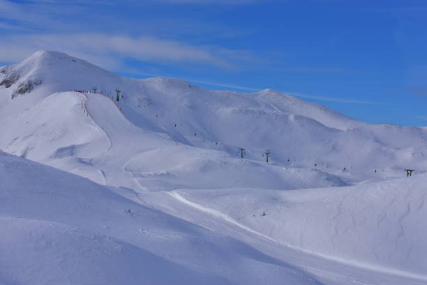 istock Snowy Winter Scene Ski Resort 923445208