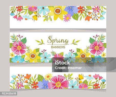 Spring Market Border Spring Corner Border