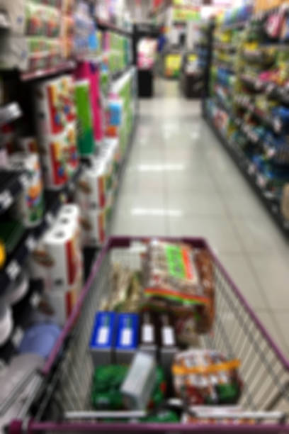 istock Blur shopping in supermarket 923479140