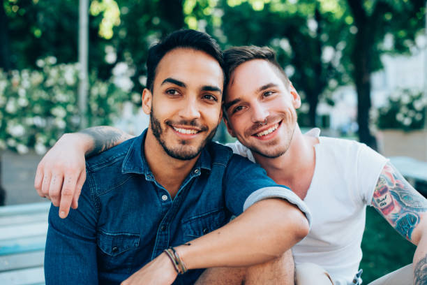 istock Homosexual couple discovering Eastern European cities 923491734
