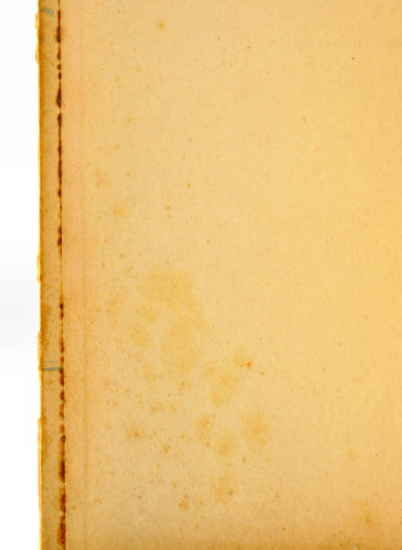 istock aged paper page, visible stains and dirt 92349535