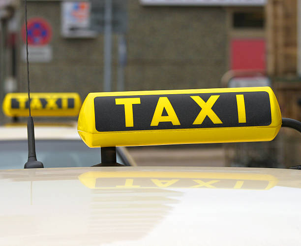 istock Taxi Station in Germany 92349570