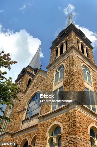 Corner Angle Of Church Stock Photo - Download Image Now - Alabama - US State, Arch - Architectural Feature, Architecture