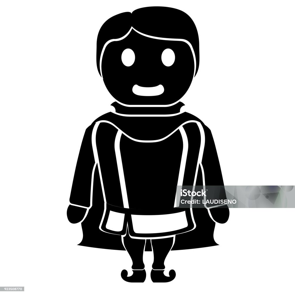 Isolated prince cartoon character Isolated cartoon character of a prince. Vector illustration design Adult stock vector