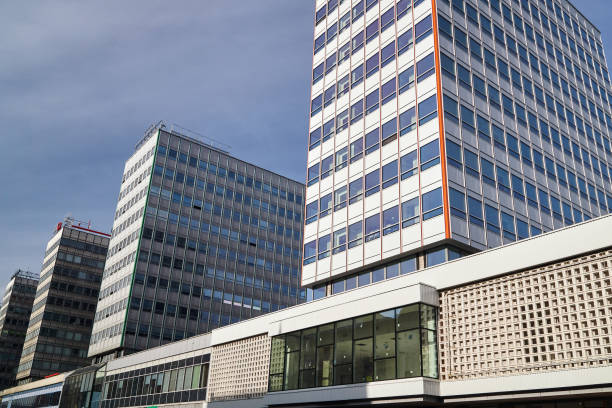 istock Fragments of modern office buildings 923508976