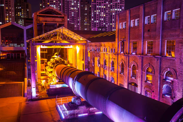 istock Factory buildings and industrial equipment 923519334
