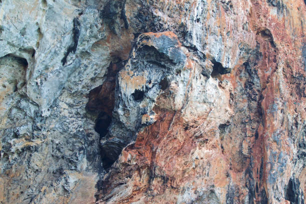 Details and forms of rocks on Railay peninsula, Krabi, Thailand