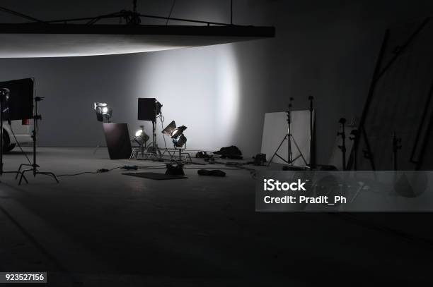 Photography Studio Stock Photo - Download Image Now - Photo Shoot, Studio - Workplace, Studio Shot