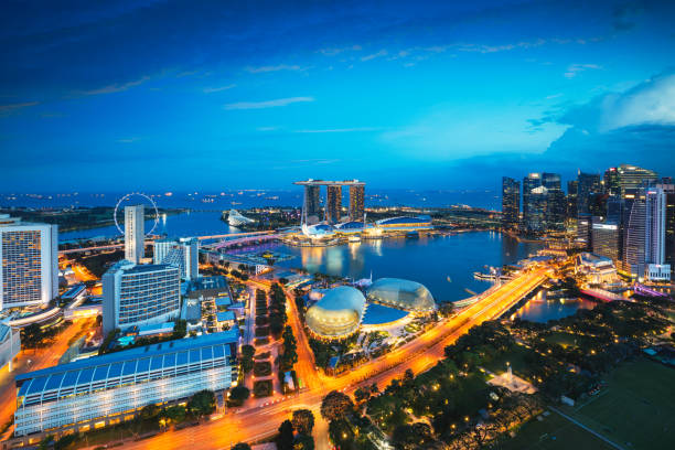 istock Singapore city skyline 923547150
