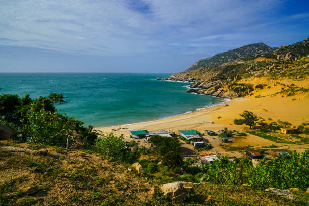 Sea and sand dunes view at Mui Dinh, Vietnam