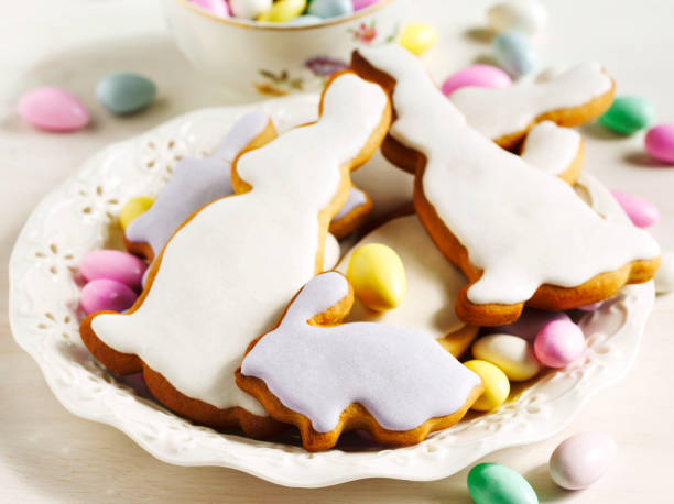 istock Easter cookies and almond candy 923552770