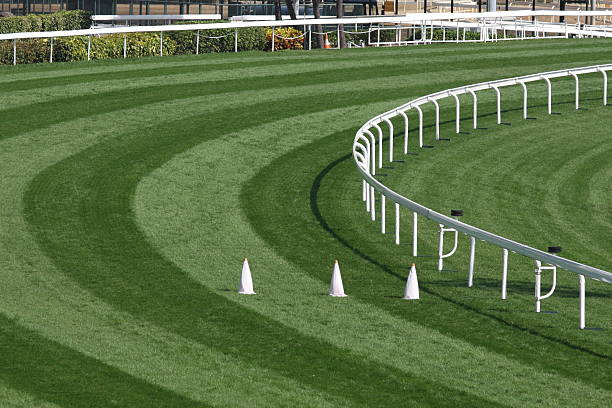 istock Horse Racing Track 92356491