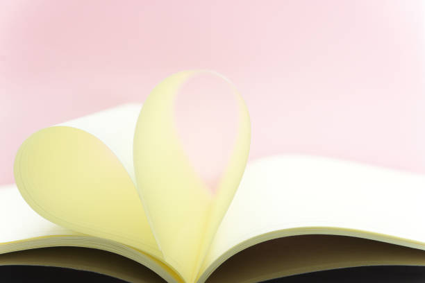 istock The page in the book is folded into a heart shape 923577770
