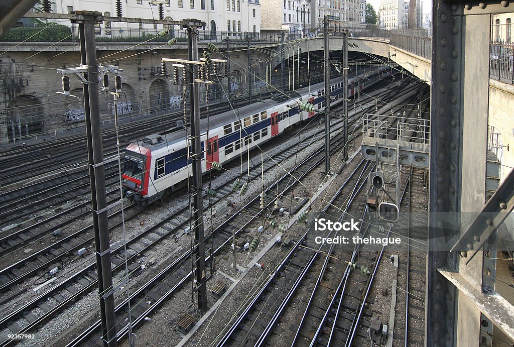 Paris Zug - Lizenzfrei Eisenbahn Stock-Foto