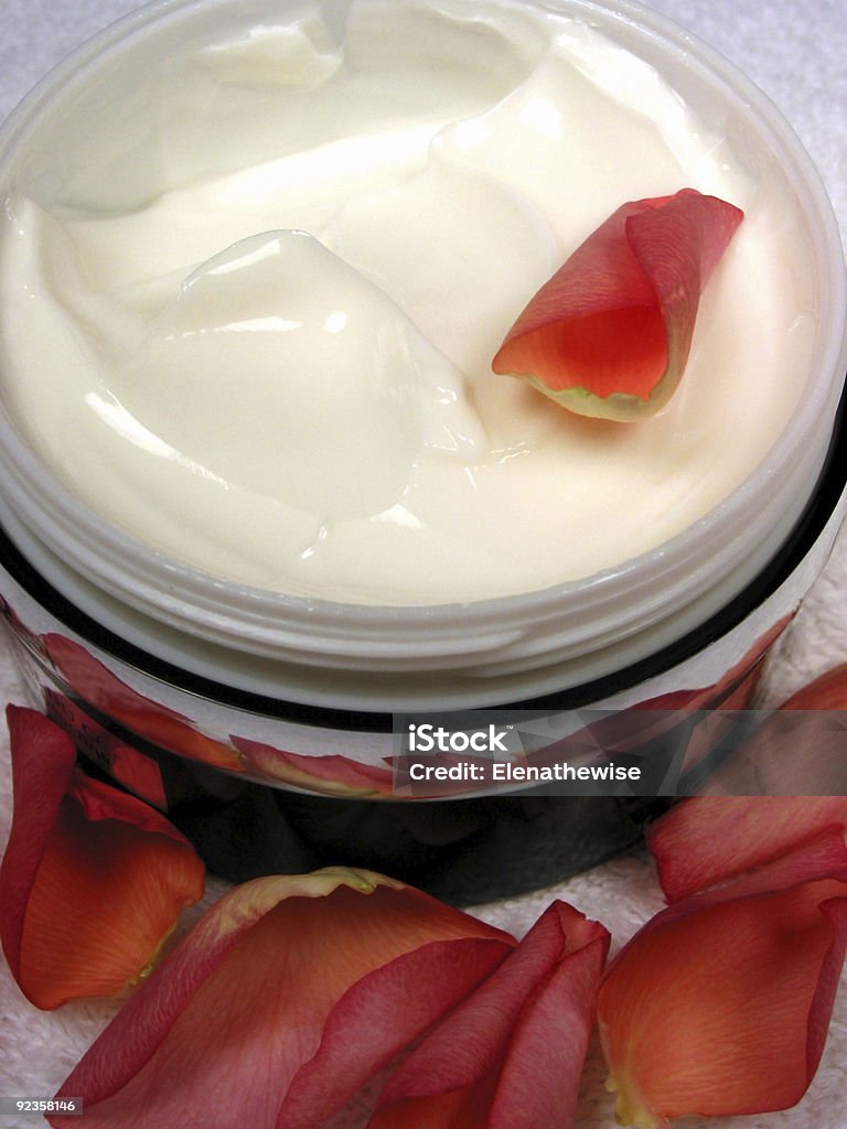 Body cream with rose petals 5  Adult Stock Photo