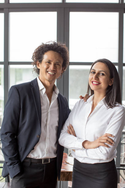 istock Happy excited executives enjoying partnership 923582120