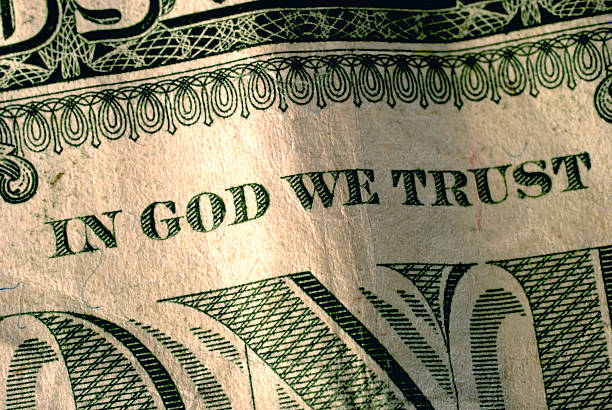 istock Close-up of In God We Trust on dollar bill 92359145