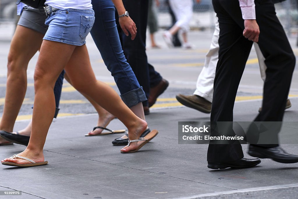 People walking  Color Image Stock Photo