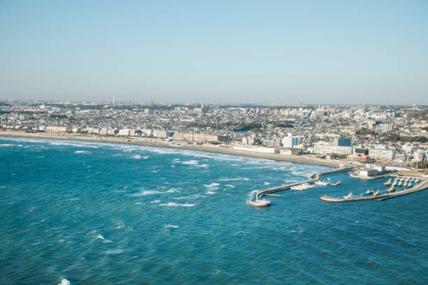 istock Coast view from enoshima, Japan 923592490