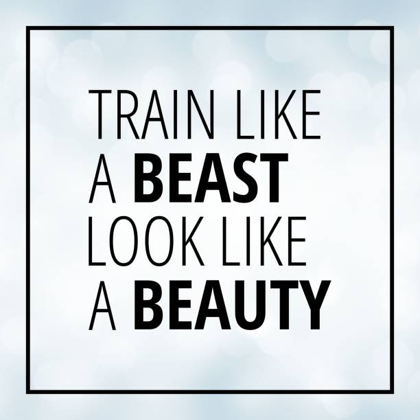 istock Workout motivation quote on white bokeh background 923602478