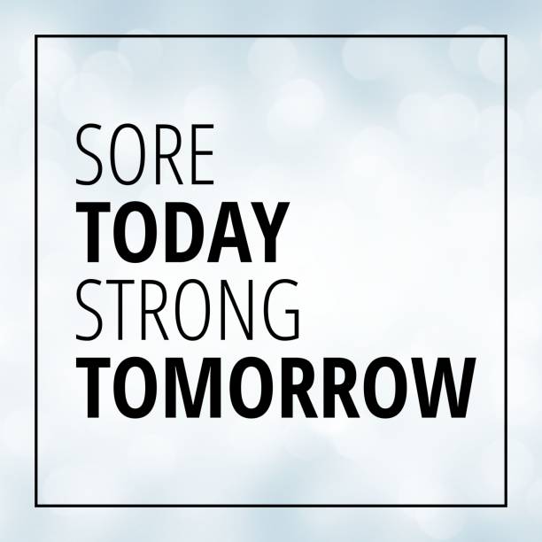 istock Workout motivation quote on white bokeh background 923602574