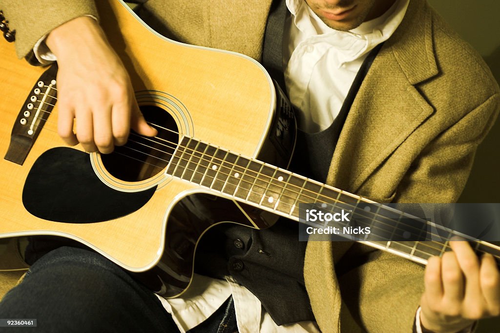 Gitara akustyczna Player - Zbiór zdjęć royalty-free (Gitara)