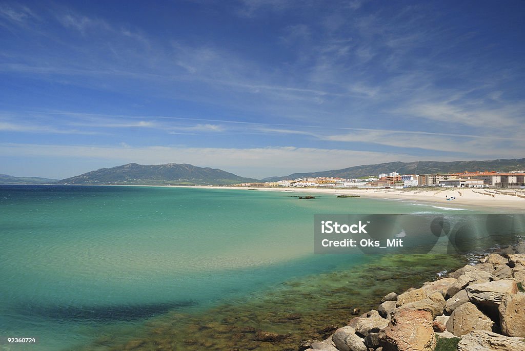 Vento Baia di Tarifa - Foto stock royalty-free di Tarifa