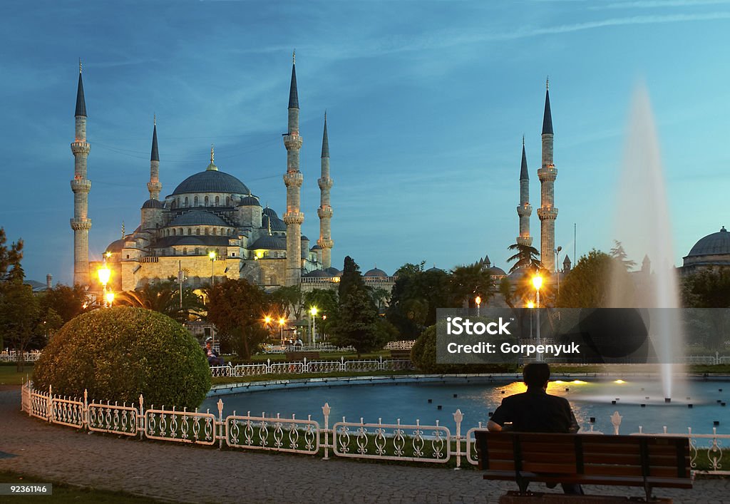 Mesquita Azul - Foto de stock de Mesquita Azul - Distrito de Sultanahmet royalty-free