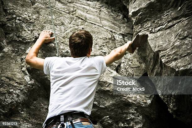 Rock Climbing Stock Photo - Download Image Now - Rock Climbing, Adult, Adventure