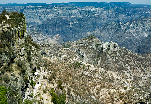 Mountainous landscapes of Copper Canyon, Chihuahua, Mexico