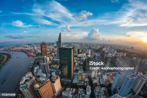 Skyline Ho Chi Minh City Vietnam Stock Photo - Download Image Now - Vietnam, Ho Chi Minh City, Business