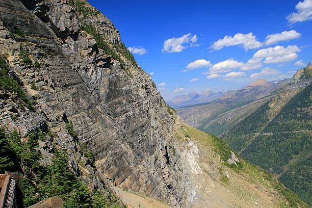 istock Mountain vista from Going to the Sun Road 92361600
