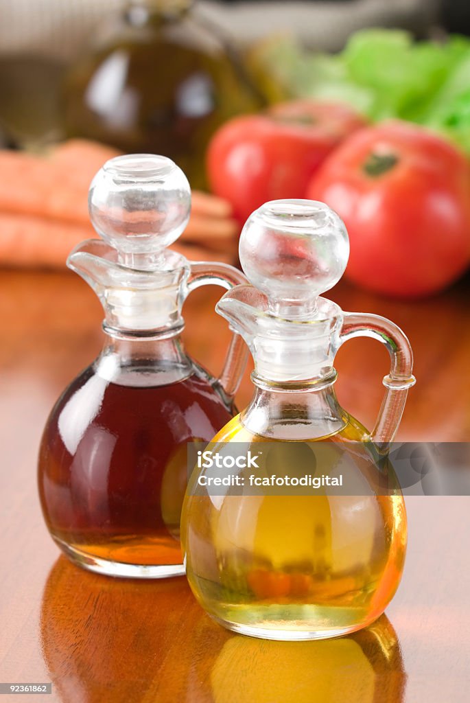 Öl und Essig. - Lizenzfrei Balsamico Stock-Foto