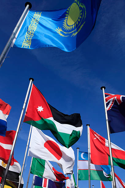istock waving flags of different nationalities 92362231