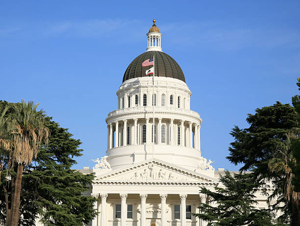 istock Capitol Flags over the State Building in Sacramento, California 92362495