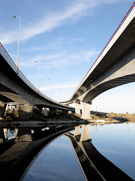 istock Crossing traffic highway viaducts 92362566