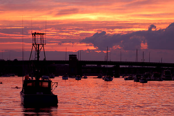 Fishing boats in Metung in the Gippsland Lakes district Victoria
