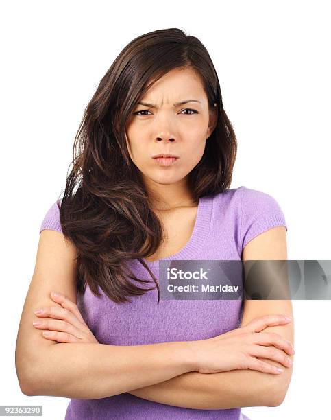 Angry 여자 갈색 머리에 대한 스톡 사진 및 기타 이미지 - 갈색 머리, 감정, 격노한