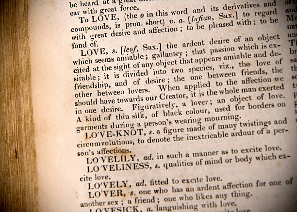 istock All about love - definition from an old dictionary 92363509