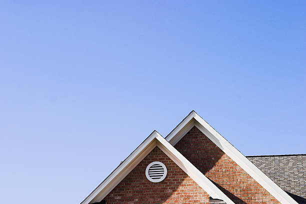 New Home Perspective  gable stock pictures, royalty-free photos & images