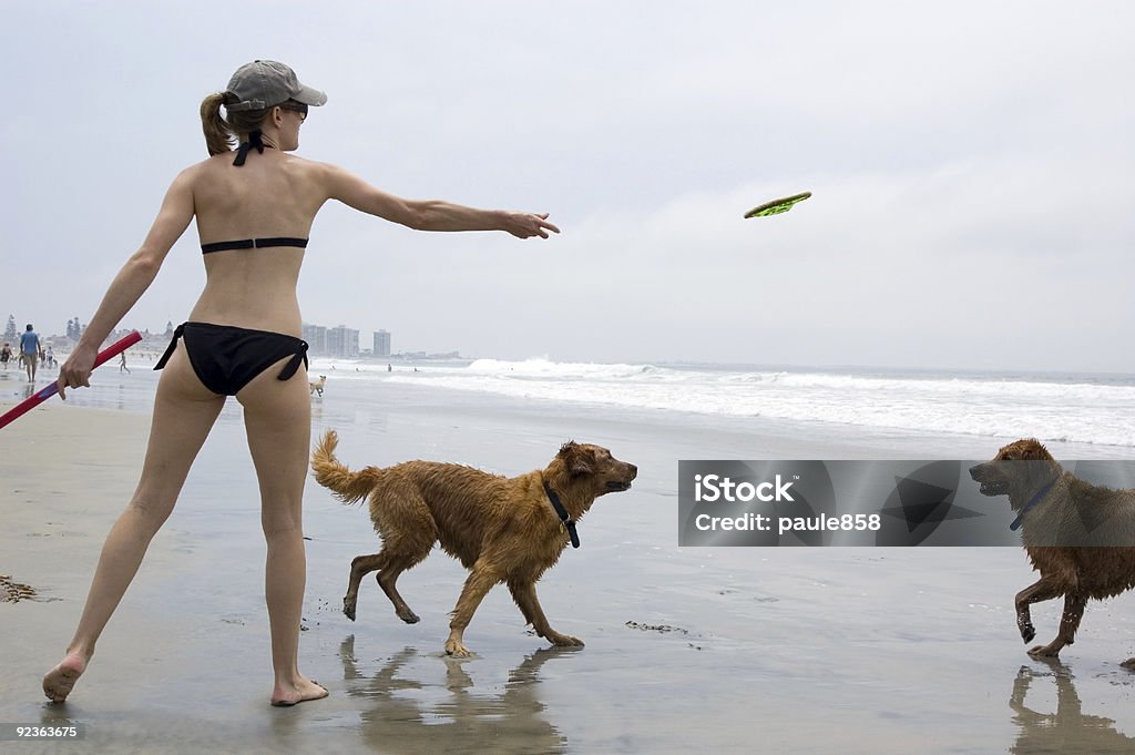 Frisbee "testa o croce" - Foto stock royalty-free di Adulto