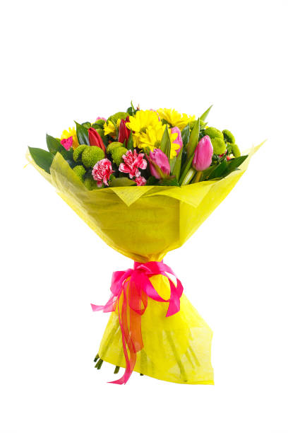istock A bouquet of tulips and chrysanthemums 923637856