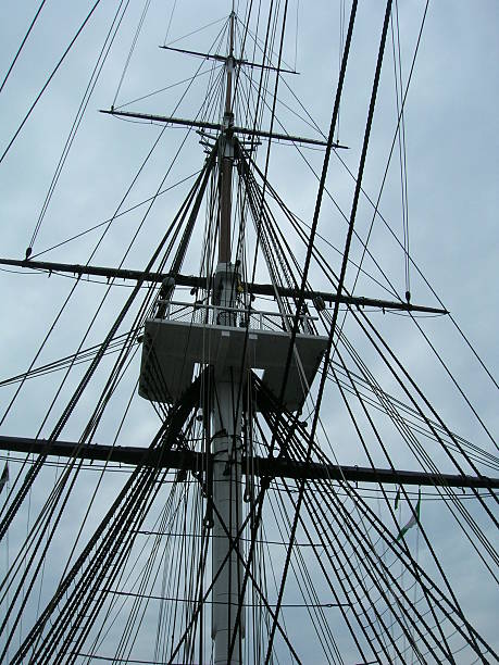 istock Rigging of the USS Constitution 92363805