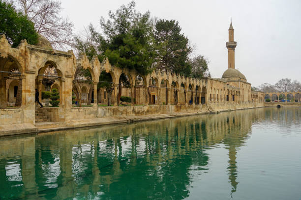 istock Mosques and historical works view from Urfa Turkey 923642252