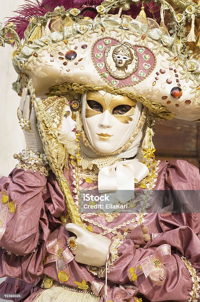 Schöne Karneval lady - Lizenzfrei Abendball Stock-Foto