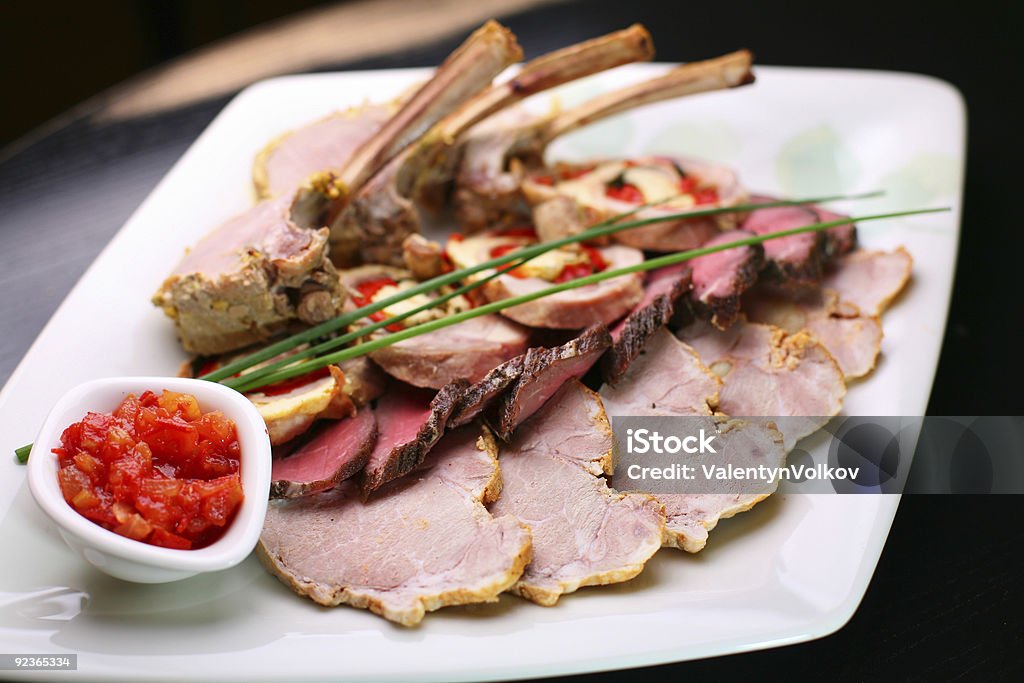 Gekochte Fleisch - Lizenzfrei Essgeschirr Stock-Foto