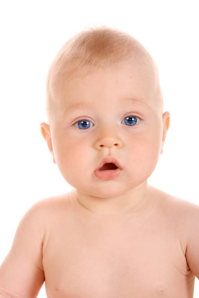 istock portrait baby boy , isolated on white background 92365582